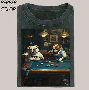 Vintage Dogs Playing Pokerr Meme Graphic Tee, Funny Dog Shirt, Funny Poker Graphic Tee Gift For Boyfriend Menswear Top Streetwear