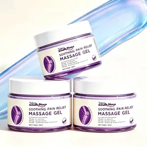 Buy 2 Get 1 Free Purple Gel Pain Relief ,Joint Care Gel Knee for Severe Knee Arthritis Pain Relief and Relieve Shoulder,Neck Muscle Pain,Body Care Massage Cream Gel high-performance