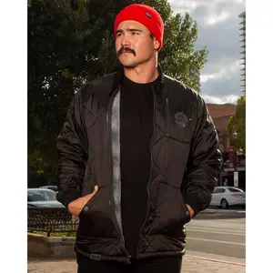 Midnight Diamond Stitch Quilted Jacket