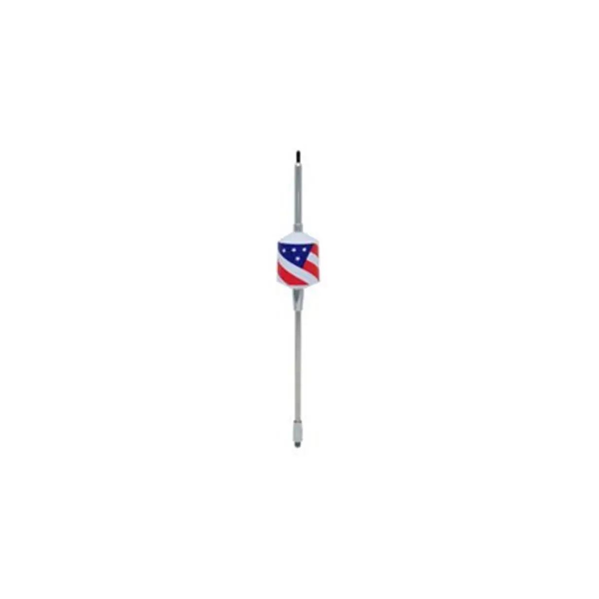 Wilson Antennas  T2000 Series Mobile CB Trucker Antenna with 10 Shaft White & US Flag