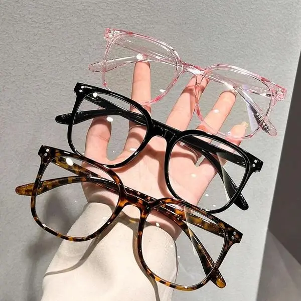 3-Pack Minimalist Square Frame Glasses | Unisex & Versatile for Work & Daily Use | Elevate your style in 2025.