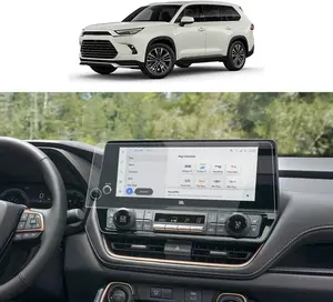 Screen Protector for 2025 2024 Toyota Grand Highlander 12.3" Navigation Tempered Glass Protector for Grand Highlander Hybrid XLE/Limited/Platinum
