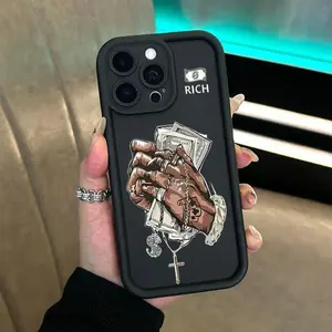 Creative Dollar Design Phone Case for iPhone 17 Pro Max 16 15 Plus 14 13 Pro 12 11,Camera Protection Shockproof Soft TPU Protective Phone Cover