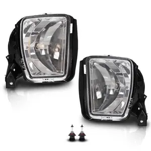 Fit For 2013-2018 Dodge Ram 1500 Clear Fog Lights Lamps W/ Bulbs Left+Right