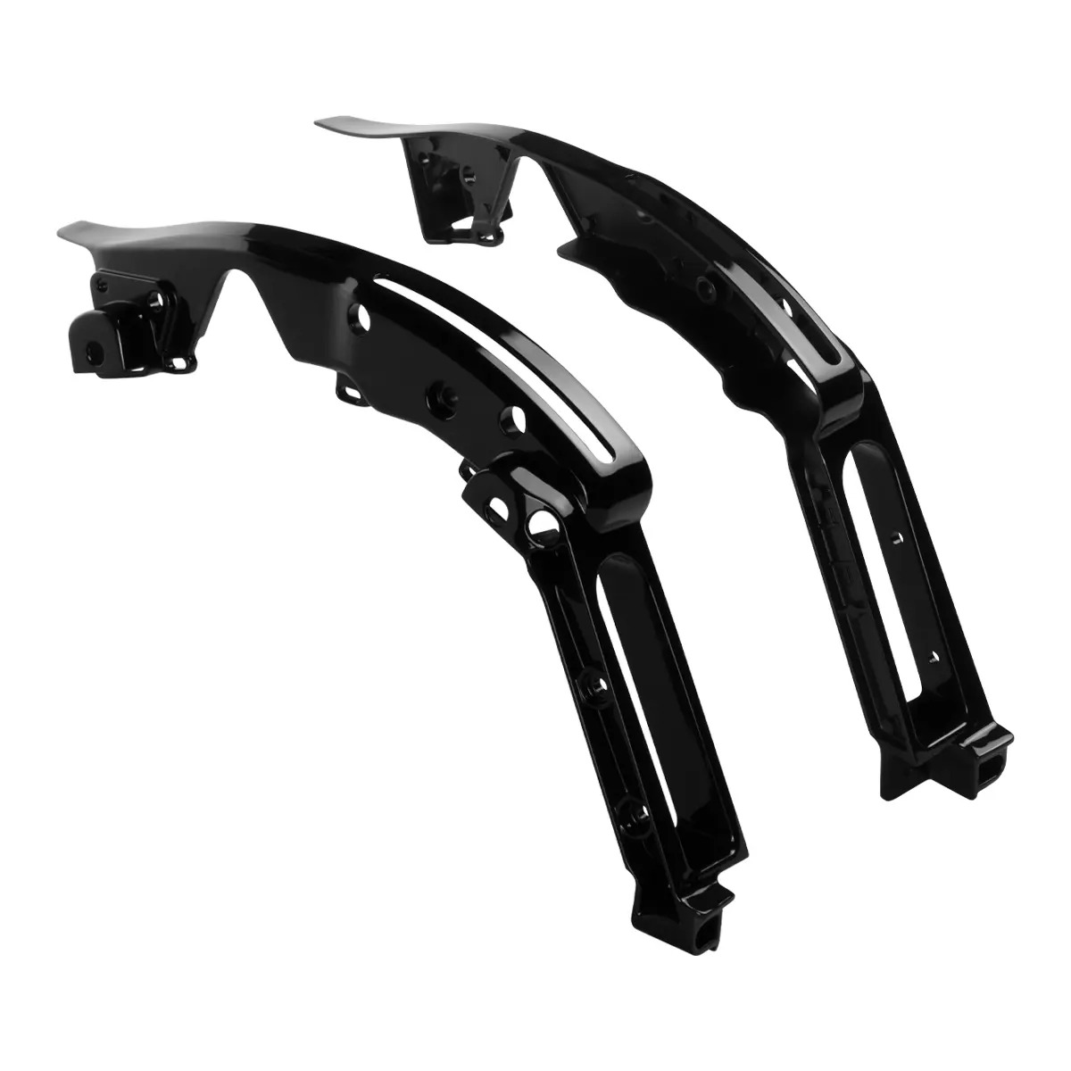Black Rear Fender Support Brackets for Harley® Touring '14-'25