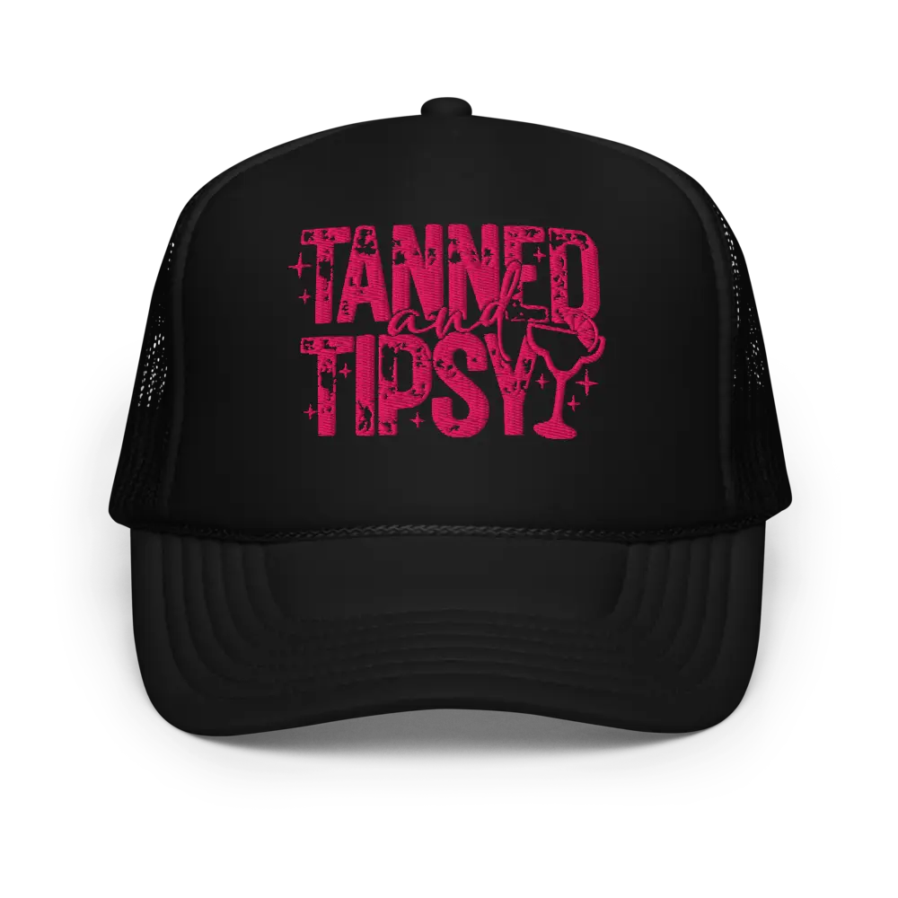 Tanned & Tipsy P Trucker Hat