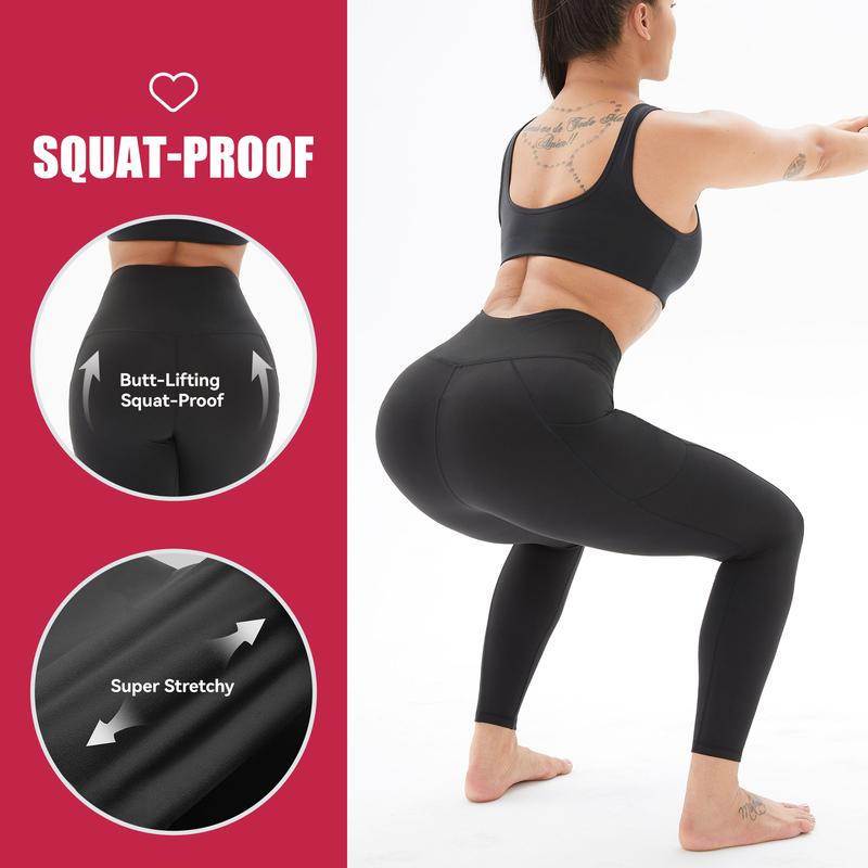 SHOWITTY Women's High Waisted 1/3 Pack Fleece Lined Leggings with Pockets – Thermal Warm Yoga Pants for Winter Workout & Everyday Wear #TikTokShopHolidayHaul