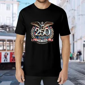 Freedom 250th Anniversary Shirt, USA 250 Years Independence Apparel, 1776–2026 America Anniversary, Patriotic Freedom,Casual Summer T-Shirt with Crew Neck,viral graphic tees