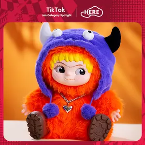WAKUKU Fuzzy Trendy Fun Party Plus MONSTER IMITATION Collectible Figurines Statues