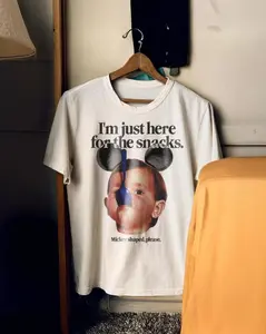 Comfort Colors & Gildan I'm Just Here For The Snacks Tshirt Fast Past Funny Graphic Tee Unisex Shirt Micky Full Color Range Find ANTT2