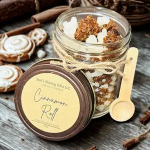 Star's Shining Gifts Snackable Scents Wax Melt Crumbles 8 oz Jar with Scoopable Spoon Handmade in Ohio Smokeless Snackable Scents