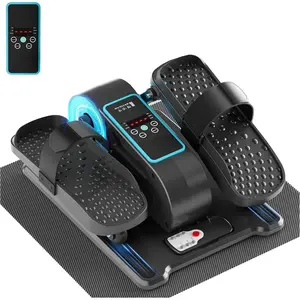Under Desk Elliptical Machine,Electric  Exerciser as Seen  Tv for Seniors Adults,Portable Quiet Pedal Exerciser While Sitting with 12 Adjustable Speed Auto&HR Mode for  Office