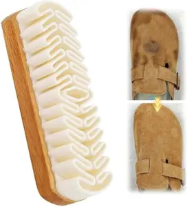 Saker Rubber Suede Brush for Shoes & Leather: Soft Gentle Suede Eraser Cleaner Scrub Tool for Nubuck, Velvet, Suede Boots, Sneakers, Bags – 2025 New Cleaner for Shoe Care Accessories