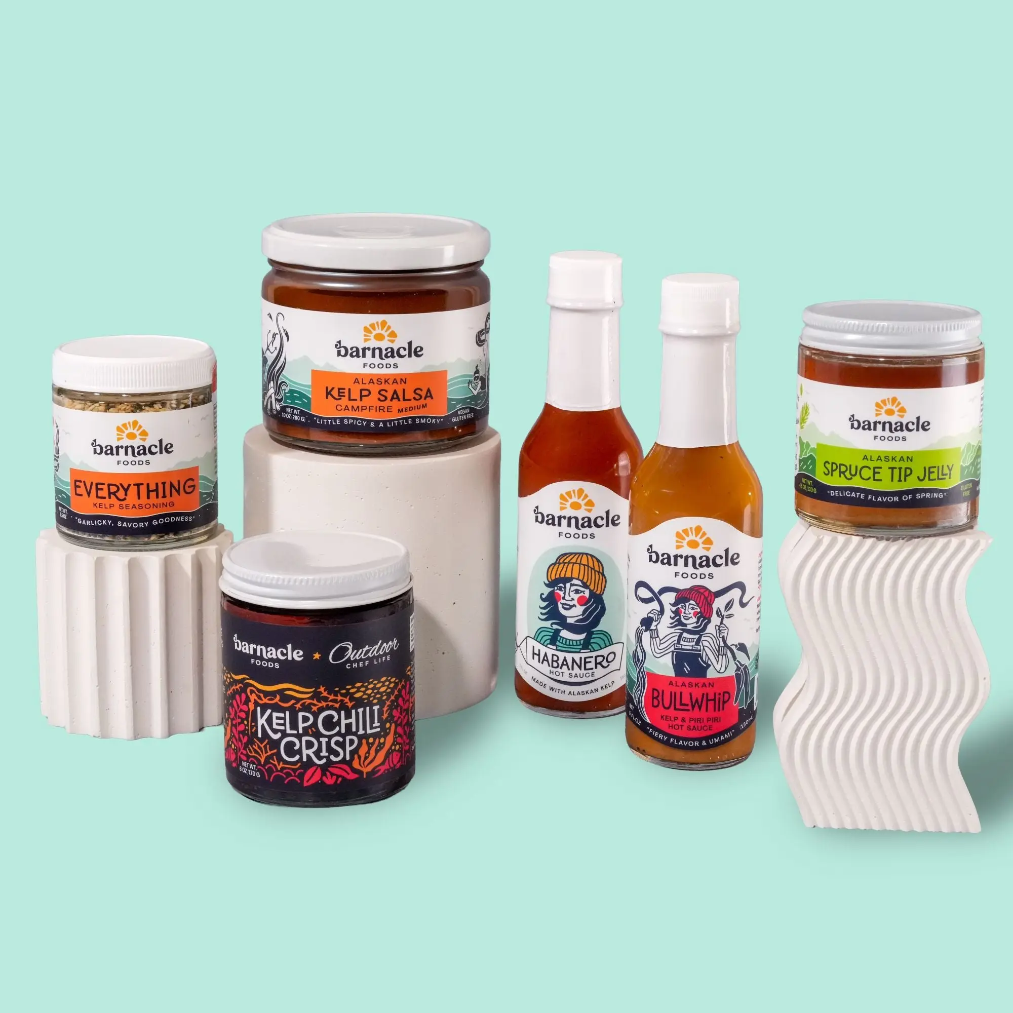 Best of Barnacle Bundle: KELP HOT SAUCE, CHILI CRISP & MORE!