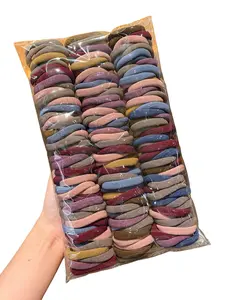Random Color High Elastic Hair Tie, Scrunchies for Hair, Casual Simple Hair Accessories for Women & Girls, Minimalist Headwear Suitable for Thick Hair