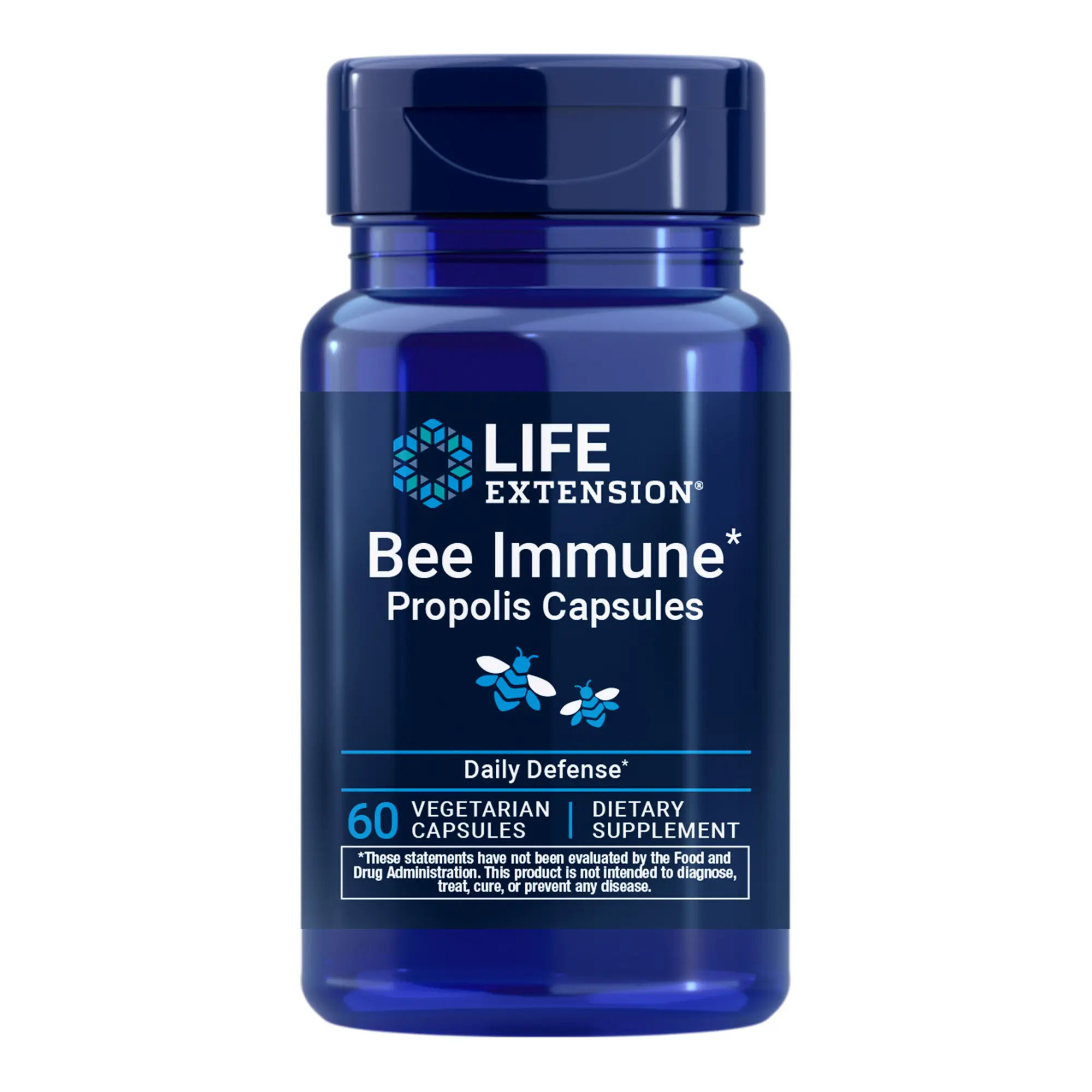 Life Extension Bee Immune Propolis Capsules 60 Vegetarian Capsules