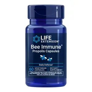Life Extension Bee Immune Propolis Capsules 60 Vegetarian Capsules
