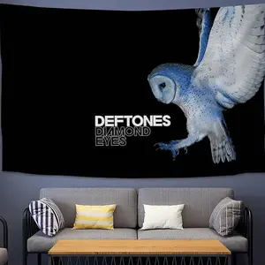 60in x 40in home decor banner D-Deftones Singer Tapestry Decoration Bedroom Dormitory Background Cloth Holiday Home Party Living Roomvalentine's wall decor flags