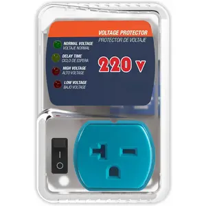 Refrigerator Surge Protector Single Outlet  Surge Protector for  Appliance 180S Delay Protection /Off  Adjustable  Regulator 20A 220V 4400Watts