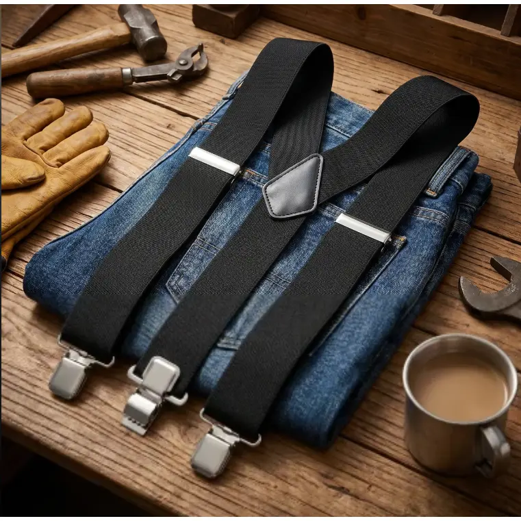 2-Inch X-Back Suspenders  Heavy-Duty Work Support