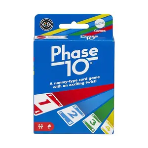 Mattel Games Phase 10 Card Game with 108 Cards, Great Game for Kids, Family or Adult Game Night, Ages 7 Years and Older