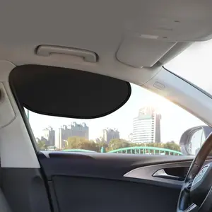 2pcs Car Summer Sunshade for Driver and Passenger, Heat-Resistant Anti-Static Film, Does Not Block Left Side Window, Material Quality