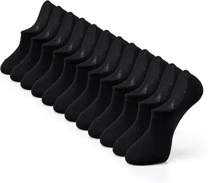 IDEGG No Show Socks Womens Low Cut Ankle Short Anti-Slid Athletic Running Novelty Casual Invisible Liner Socks(6*Black） Womenswear Basic