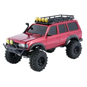 FairRC 1/18 FCX18 LC80 Red Brushless Mod RTR Remote Controlled Car with Predator Motor & Mud Pro-X Tires for Kids & Adults
