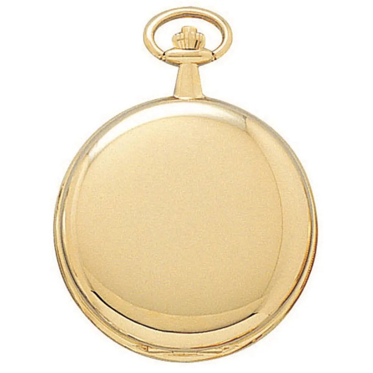 CHARLES-HUBERT PARIS Women's Classic Hunter Case Pocket Watch, 47mm Gold-Plated Brass with White Dial and Arabic Numbers, Quartz Movement, Arabic Numerals, Gift, Quartz Motion