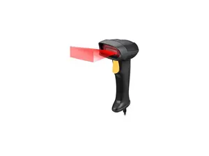 Adesso NuScan 2500TU Heavy Duty Long Range Handheld 1D/2D Barcode Scanner, USB, Spill Resistant, Antimicrobial, Drop Protection - NUSCAN2500TU