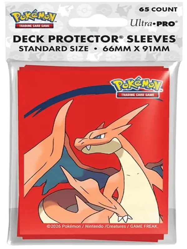 Ultra Pro Pokemon Supplies - Deck Protector Sleeves - MEGA CHARIZARD Y [65 Sleeves]