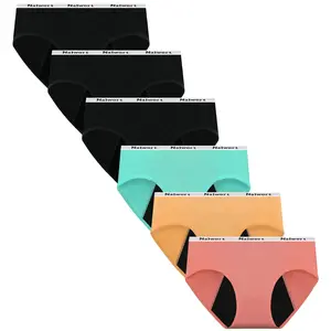 Nalwort Women’s Underwear Cotton Hipster Panties Mid Rise Briefs Tagless Wide Waistband 6 Pack color mixing womenswear lady High Waisted Cotton Women's Panties Pack hot  com  underwear