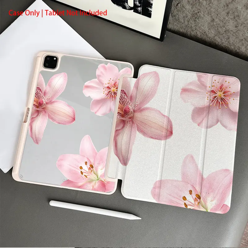 1 Piece Protective Folio Tablet Case with Pen Holder compatible with iPad 10.9/Pro11/10th/iPad7/8/iPad Air 4/5/iPad Pro/iPad Air 13(M3 2025)/iPad Air 11(M3 2025)/iPad Air 11(M3 2025)/iPad 11(A16 2025), Auto Sleep/Wake Function/Stylish Tablet Accessories
