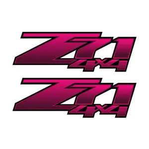 Z71 4x4 Truck Decals  Stickers for 1500 2500  / Hot Pink
