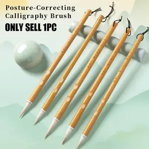Liupintang Dual-Balance Calligraphy Brush Set – Medium Firmness for Chinese Writing & Ink Painting, Beginner-Friendly Brush Pens (Small Medium Large Tips)