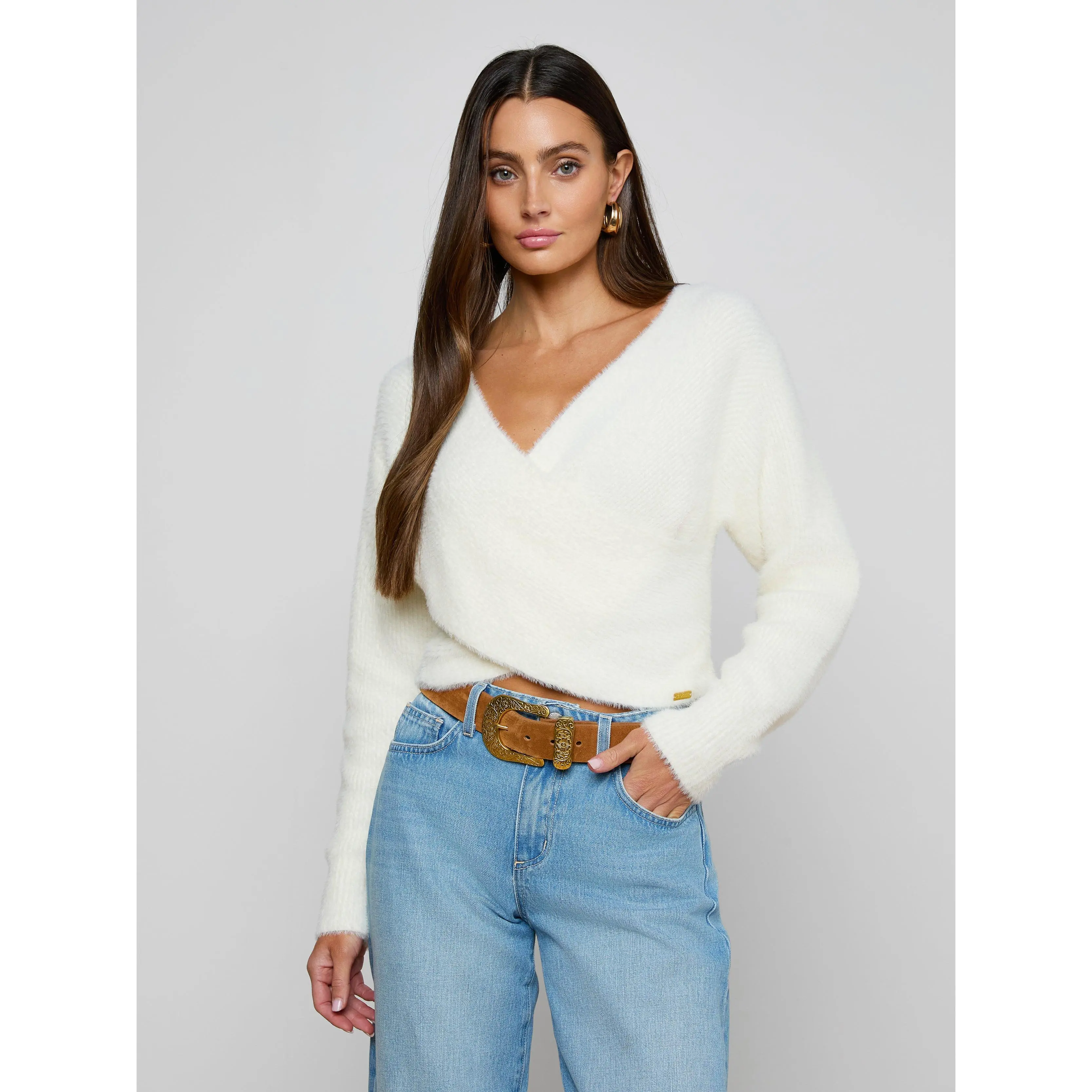 Antonella Crossover Sweater