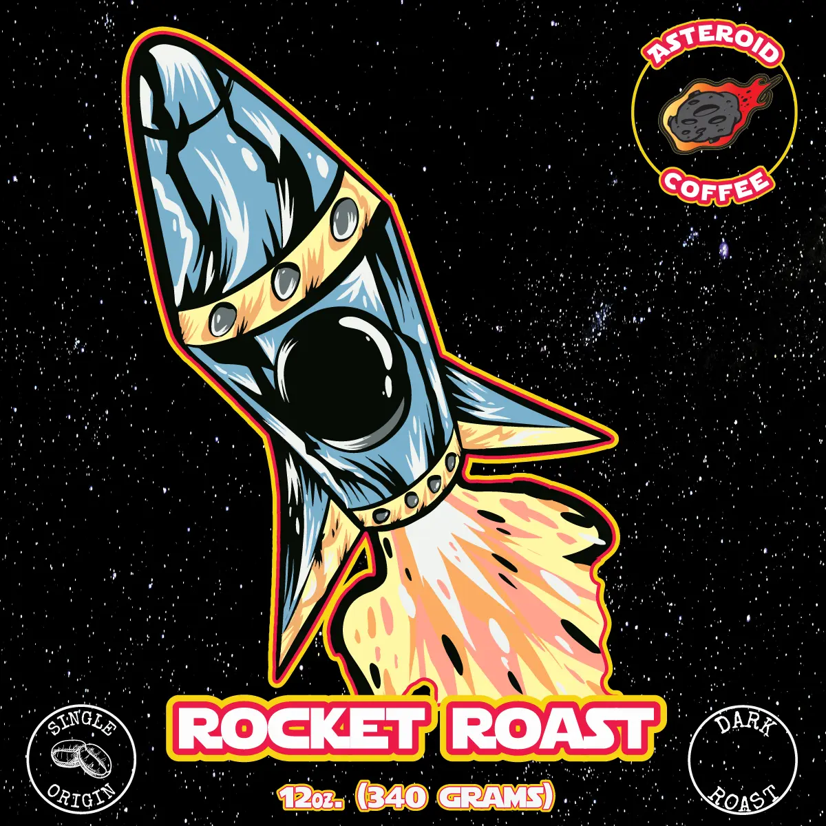 Asteroid Coffee | Rocket Roast | Dark Roast