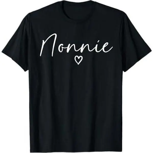 Nonnie Gifts For Women Grandma Heart Mother's Day Nonnie T-Shirt