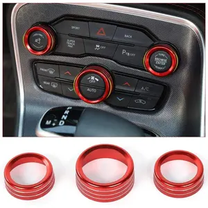 Air Conditioner Switch CD Button Knob for Dodge Challenger 2015-2024 Charger Chrysler 300 300s 2015-2019, for Ram 2013-2018