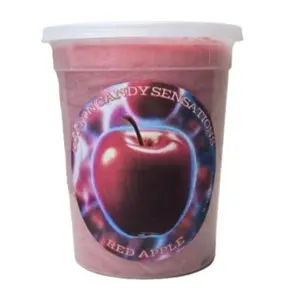 Red Apple Gourmet Cotton Candy - Cotton Candy Sensations 200+ Flavors