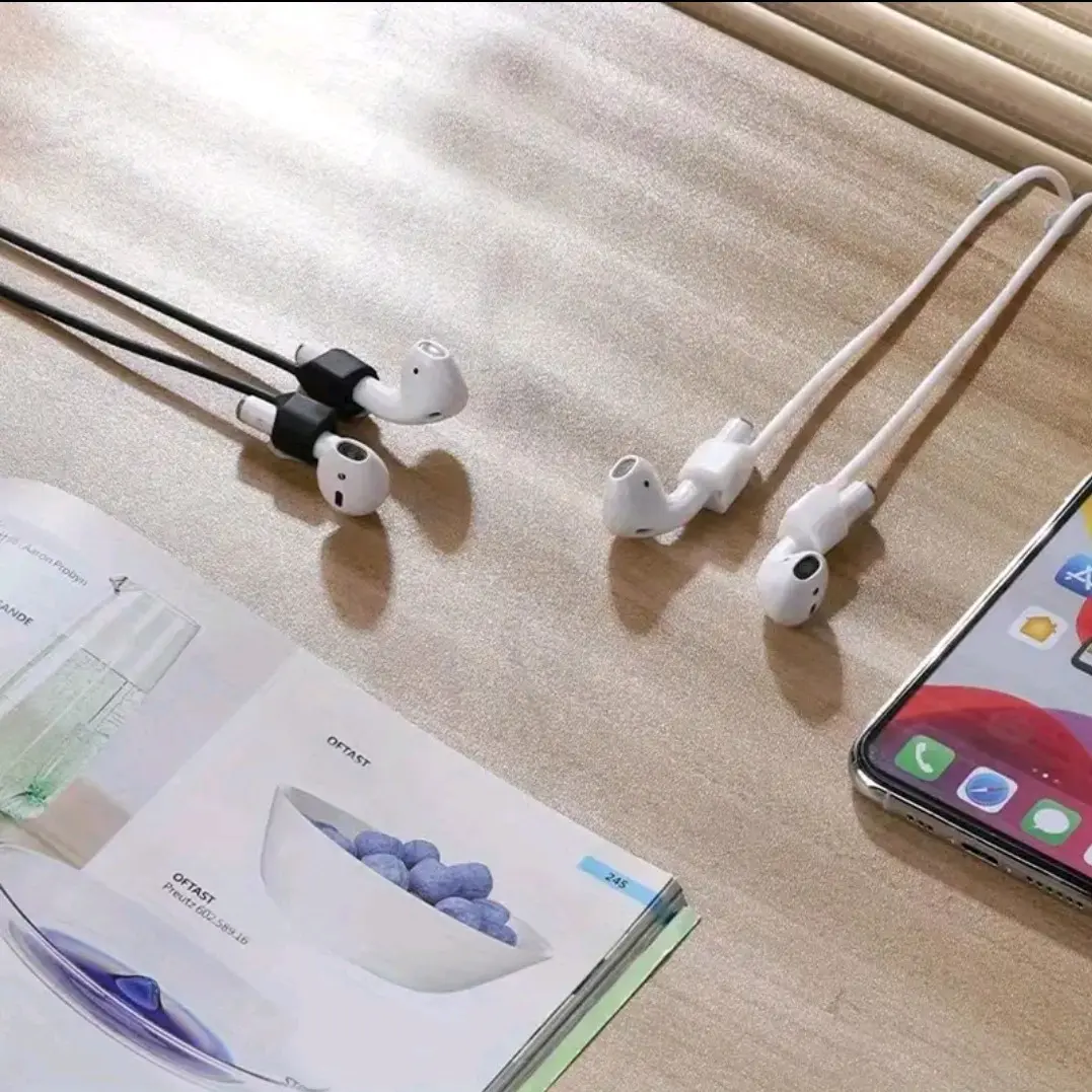 Universal Magnetic Grip Rope for Earbuds - Anti-Loss, Anti-Slip & Anti-Drop Accessory for Outdoor & Indoor Activities. Comfortable and Lightweight.