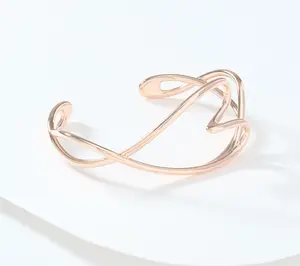 David Markstein Bronze Modern Couture Heart Cuff