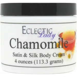 Chamomile Satin and Silk Cream,  Body Cream, Body Lotion
