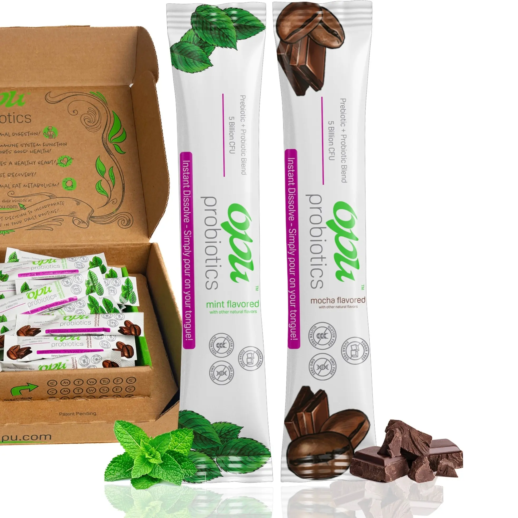Instant Dissolve Combo Box (15 Mint/15 Mocha) - 30 Day Supply