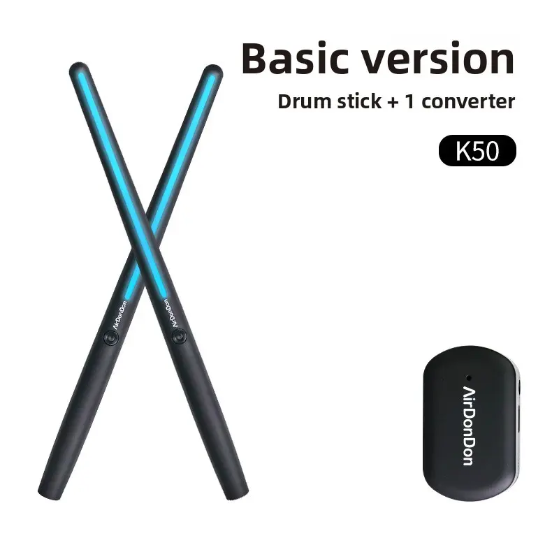 Air Drum Set Body Sensing Drum Set Sensing Invisible Black Technology Percussion Instrument Entertainment Jazz Drum Easy to Carry Percussion Instrument