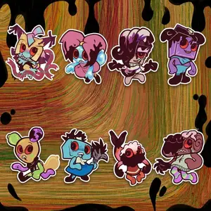 Uncommon Twisteds (Dandy's World) Keychains