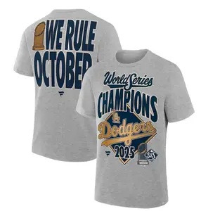 [SALE UP TO 30%] DODGERS CHAMPIONS WORLD SERIES 2025 MEN'S SIZES 100% SILK SCREEN Double-sided printing