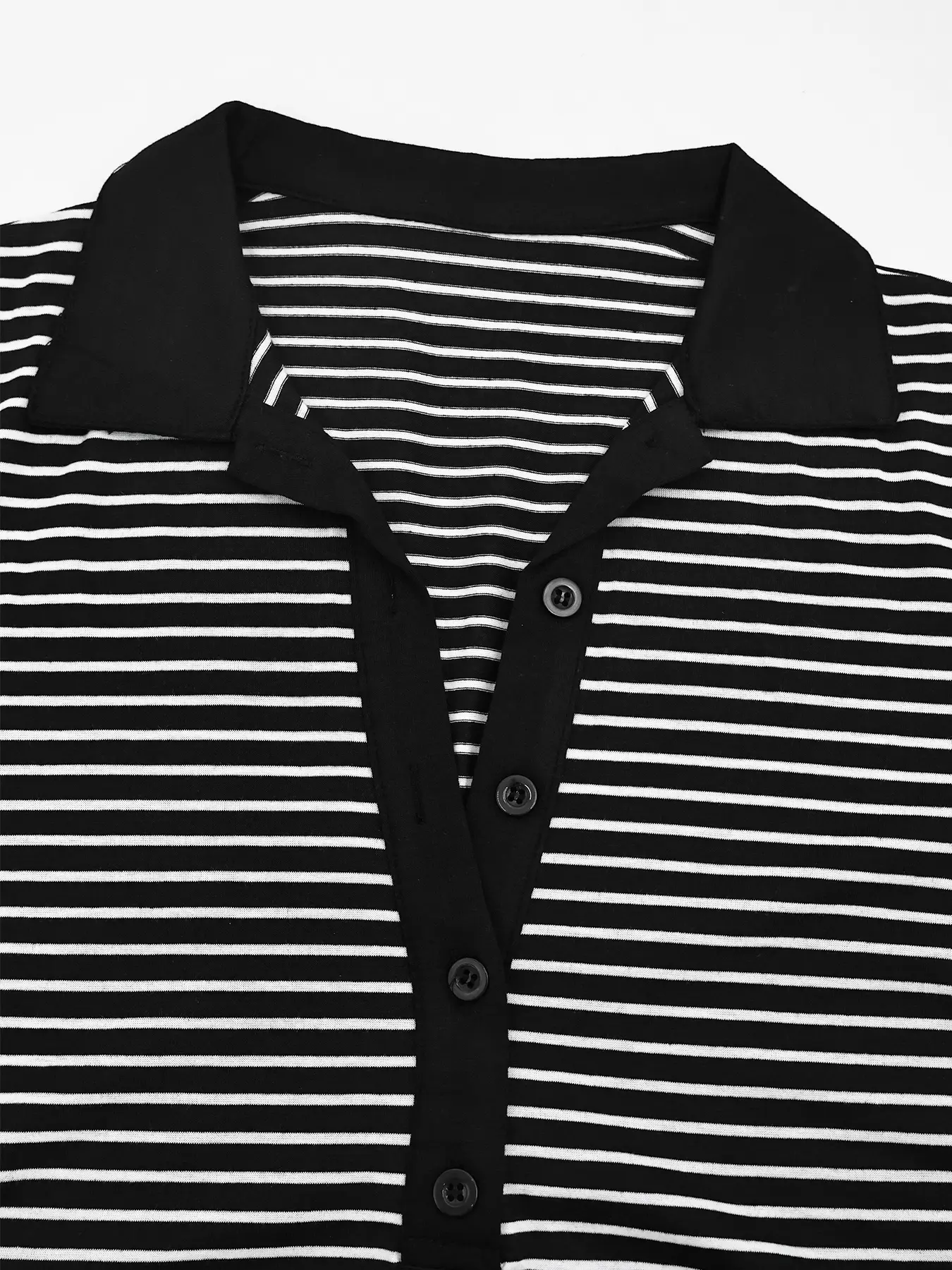buy black dress near me Black and White Short Sleeve Men Button Down Shirt, Half and Half Split Print Casual Buttoned Summer Dress Collared Plus Size XL