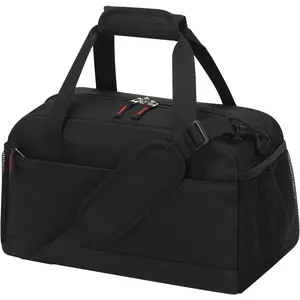 Small Gym Bag with Wet Pocket - 14 inch Mini Duffle Bag for Men & Women Lightweight Carry  Bag for Travel  - Black