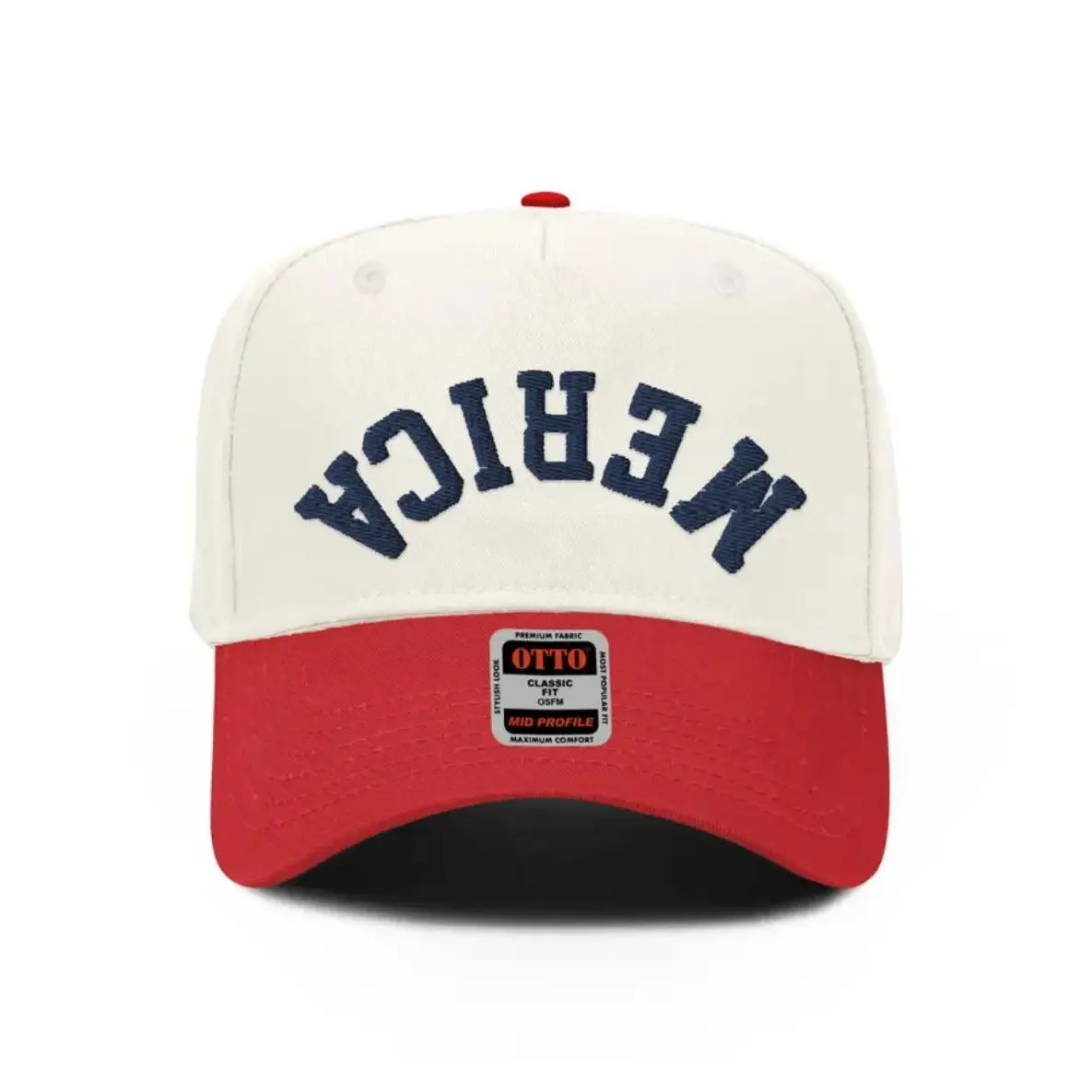Merica Up Side Down Embroidered Trucker Hat, Baseball Hat, Summer Hat, Funny Trendy Trucker Snapback Hat Fourth Of July hat, 4th Of July, 250th USA Anniversary Summer Cap, 250th Birthday Of America, Perfect Gifi, For Him And Her